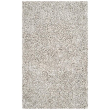Safavieh Toronto Shag Small Rectangle Rugs, Light Grey - 3 x 5 ft. SGT711A-3